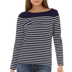 H&M Cotton Striped Long Sleeve, Size S
